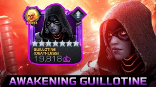 AWAKENING DEATHLESS GUILLOTINE Full Winter of Woe Fight and Gameplay  Mcoc [upl. by Fisk282]