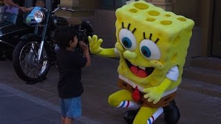 Meet SpongeBob SquarePants Near Cartooniversal Universal Studios Hollywood [upl. by Knowlton]