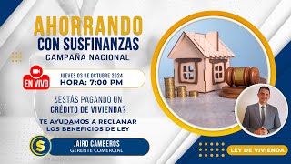 AHORRANDO CON SUSFINANZAS  Jairo Camberos [upl. by Casilde900]