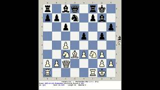 Kanters Cor vs Warmerdam Max  Netherlands Chess U15 2014 Rotterdam [upl. by Ytok]