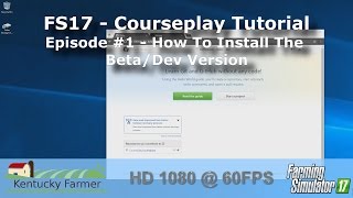 FS17 How To Install Courseplay [upl. by Licko]