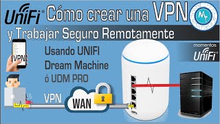 Cómo crear un Servidor VPN con el Unifi Dream Machine con el USG o UDM Pro [upl. by Koser]