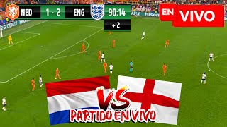 🔴 PAÍSES BAJOS VS INGLATERRA PARTIDO DE HOY EN VIVO  EUROCOPA 2024 EN DIRECTO SEMIFINAL  HOLANDA [upl. by Uht]