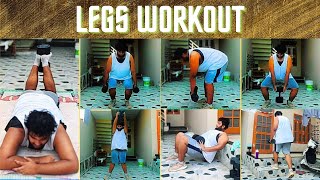 Day50  Legs Workout Home  120 Days Transformation [upl. by Alpheus]