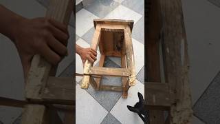 Waste Wooden Table Makeover 😱 shorts diy ytshorts makeover wastematerialcraft CreativeShriya [upl. by Gerik]