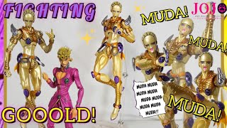 Medicos Super Action Statue Golden Experience Unboxing And Review Jojos Bizarre Adventure [upl. by Schwenk326]