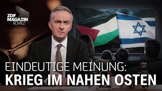 Eine Diskursanalyse Wie Deutschland über den Krieg im Nahen Osten redet  ZDF Magazin Royale [upl. by Lillywhite]