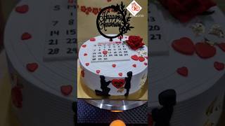 Calendar theme cake shorts youtubeshorts anniversary shortvideo cake viralshorts trending yt [upl. by Lener809]