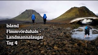 Von Skogar über Fimmvörduhals nach Landmannalaugar Tag 4 [upl. by Ahseen444]