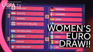 UEFA Womens EURO 2022 Draw [upl. by Emmanuel343]