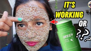 Green Mask Stick  Does This Green Mask Work I Tried Green Mask And Shocked 😳  Viral Video [upl. by Adnir]