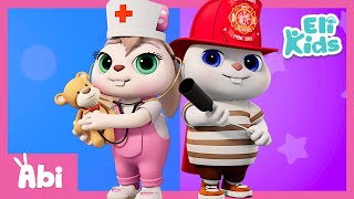 Job amp Career Song More  Eli Kids Songs amp Nursery Rhymes Compilations [upl. by Htelimay13]