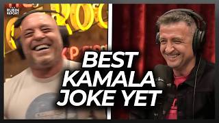 Joe Rogan Can’t Stop Laughing at Guest’s Perfect Kamala Joke [upl. by Jobina]