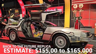 Will this 1982 DeLorean DMC12 BACK TO FUTURE REPLICA Sell at Mecum Auctions [upl. by Allie]