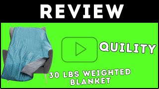 Quility Weighted Blanket Review [upl. by Spoor]