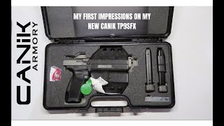 First Impressions On My New Canik  TP9SFx [upl. by Ylehsa357]