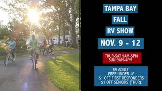 2023 Tampa Bay Fall RV Show Commercial [upl. by Bloomer]