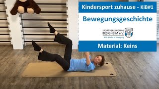 Kindersport zuhause  KiB 1 „Ausflug in den Zoo” Bewegungsgeschichte [upl. by Matthei]