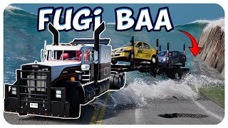 Transport Dacia GOLAN dar Mapa se INUNDA in BeamNG Modat [upl. by Fair]