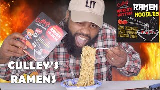 CULLEYS WORLDS HOTTEST RAMEN CAROLINA REAPER RAMEN NOODLES [upl. by Ahsilram]