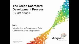 The Credit Scorecard Development Process  Part 1 [upl. by Yrrem818]