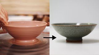 How to Make a Stoneware Pottery Bowl from Beginning to End — Narrated Version [upl. by Schargel]