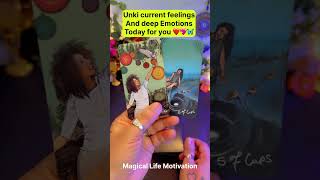 ❤️Unki Current Feelings Hindi Tarot❤️Tarot card reading today🧿 tarotreading viral shorts [upl. by Imef]