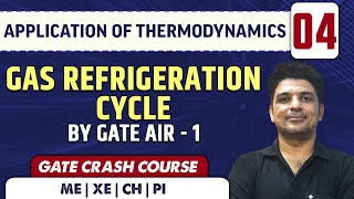 Application of Thermodynamics 04 l Gas Refrigeration Cycle l ME  GATE Crash Course [upl. by Nerradal]