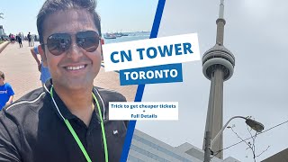 114 FLOORS ABOVE TORONTO  CN Tower Complete Guide  Trick to Get Tickets at Cheap Prices [upl. by Joellen]