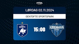 Futsal Gentofte vs København Futsal [upl. by Asoj16]