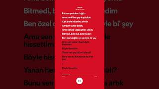 Serhat Durmuş  Hislerim Speedup lyrics keşfet lyrics speedup spotify shorts turkishmusic [upl. by Elnukeda193]