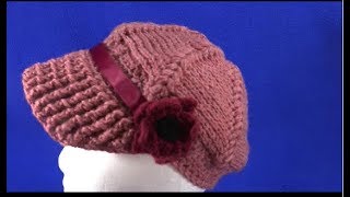 Gorra con vicera tejida  crochet hat [upl. by Emad]