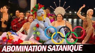 Ouverture des jeux olympiques 2024  Cérémonie satanique JO PARIS 2024 [upl. by Anauqcaj574]