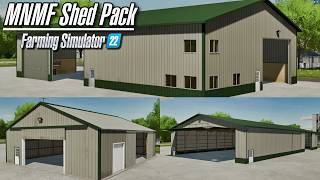 Mod Preview  MN Millennial Farms Shed Pack by Mappers Paradise  Farming Simulator 22 [upl. by Milla]