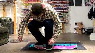 LASER FLIP IN THE SKATESHOP NO TRUCKS [upl. by Karp]