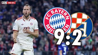 Schützenfest FC Bayern ZERLEGT Dinamo Zagreb im CLAUFTAKT mit 92 [upl. by Nnaid]