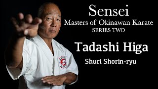 SENSEI Masters of Okinawan Karate Series Two 6  Tadashi Higa Shuri Shorinryu 沖縄空手 [upl. by Nahshunn350]