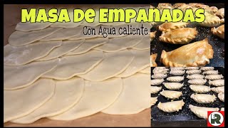 👉🏾Como hacer MASA para EMPANADAS con AGUA Caliente 💥RECETA FACIL💥 [upl. by Kean957]