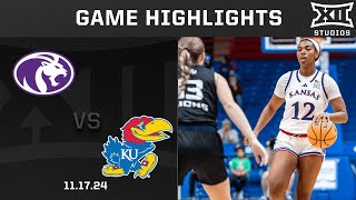 North Alabama vs Kansas Game Highlights  202425 Womens Basketball [upl. by Seda282]