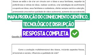 Mapa Produção do Conhecimento Científico Tecnológico e Disrupção [upl. by Haissem119]