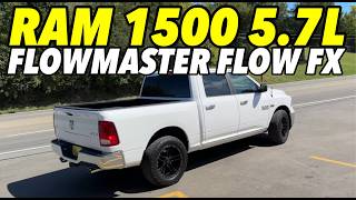 2017 RAM 1500 SLT 57L HEMI V8 w Flowmaster Flow FX Dual Exhaust System [upl. by Meier300]