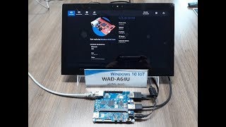 WADA64U eMMC boot  Windows 10 IoT Core1709 Ver [upl. by Coppock]