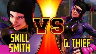 SFV ▰ Level 60 Juris Battle It Out【Skillsmith Vs GentlemanThief】Street Fighter V  5 [upl. by Carny]