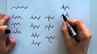 The 18 Isomers of Octane C8H18 DRAWN for you [upl. by Tudor494]