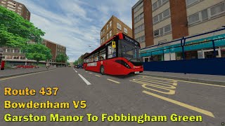 Omsi 2 Bowdenham V5  437 Garston Manor To Fobbingham Green E200MMC [upl. by Tsirhc324]