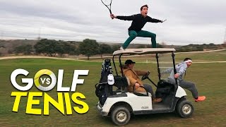 GOLF vs TENIS Trick Shots  Jeyx [upl. by Alled831]