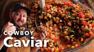 Cowboy Caviar Recipe  Chef Tom X All Things Barbecue  ATBBQ [upl. by Ninerb]