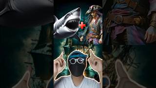 Shark  pirates ex  animals animals experiment incredible amazing hybrid shorts hewan edit [upl. by Charles]