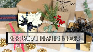 10 x handige en originele kerstcadeautjes inpaktips [upl. by Nosrac]