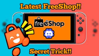 BRAND NEWSecret FreeShop In Tinfoil For Switch [upl. by Capello]